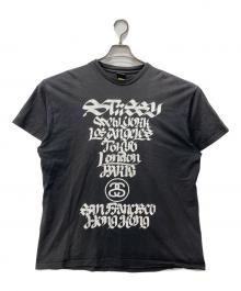 stussy（ステューシー）の古着「ROSTARRWORLD TOUR TEE」｜ブラック