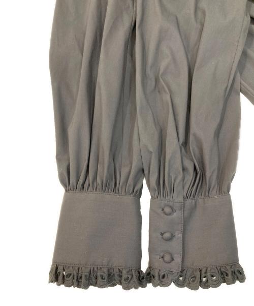 Apuweiser-riche（アプワイザーリッシェ）Apuweiser-riche (アプワイザーリッシェ) BIGカラー刺繍ブラウス ブラック サイズ:1の古着・服飾アイテム