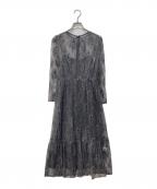 Kaeneカエン）の古着「オールレースワンピース」｜グレー
