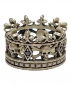 JUSTIN DAVISジャスティンデイビス）の古着「スカルリング」｜シルバー