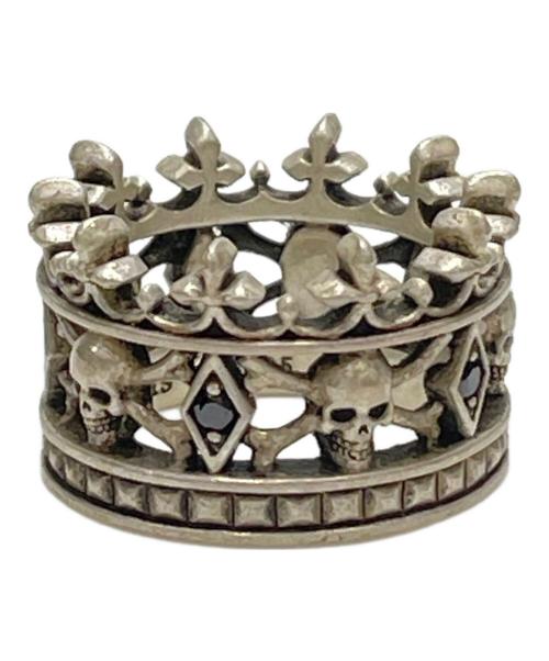 JUSTIN DAVIS（ジャスティンデイビス）JUSTIN DAVIS (ジャスティンデイビス) スカルリング シルバー サイズ:サイズ表記無しの古着・服飾アイテム