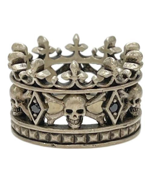 JUSTIN DAVIS（ジャスティンデイビス）JUSTIN DAVIS (ジャスティンデイビス) スカルリング シルバー サイズ:サイズ表記無しの古着・服飾アイテム