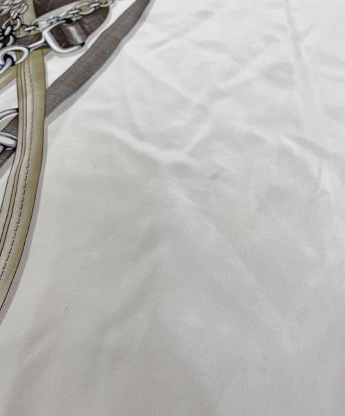 GUCCI（グッチ）GUCCI (グッチ) シルクドッキング半袖ニット ホワイト サイズ:Sの古着・服飾アイテム