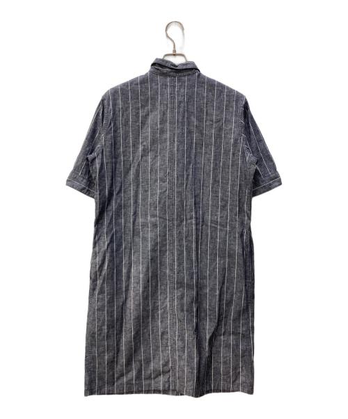 MHL（エムエイチエル）MHL (エムエイチエル) リネンシャツワンピース インディゴ サイズ:1の古着・服飾アイテム