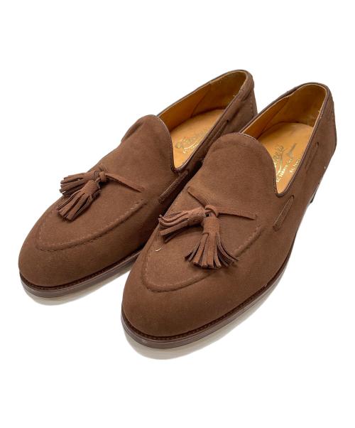 Tricker's（トリッカーズ）Tricker's (トリッカーズ) スウェードタッセルローファー ブラウン サイズ:7の古着・服飾アイテム