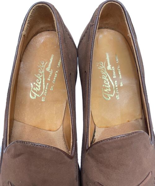 Tricker's（トリッカーズ）Tricker's (トリッカーズ) スウェードタッセルローファー ブラウン サイズ:7の古着・服飾アイテム