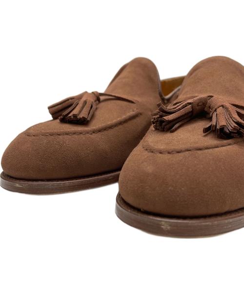 Tricker's（トリッカーズ）Tricker's (トリッカーズ) スウェードタッセルローファー ブラウン サイズ:7の古着・服飾アイテム