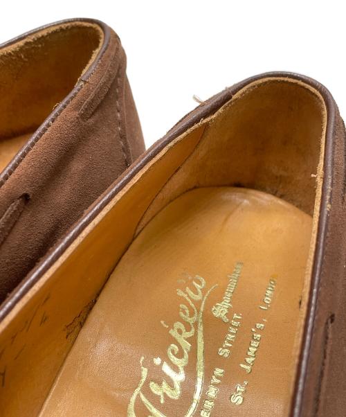 Tricker's（トリッカーズ）Tricker's (トリッカーズ) スウェードタッセルローファー ブラウン サイズ:7の古着・服飾アイテム
