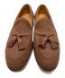 中古・古着 Tricker's (トリッカーズ) スウェードタッセルローファー ブラウン サイズ:7：16000円