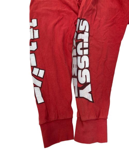 stussy（ステューシー）stussy (ステューシー) 長袖Tシャツ レッド サイズ:Lの古着・服飾アイテム