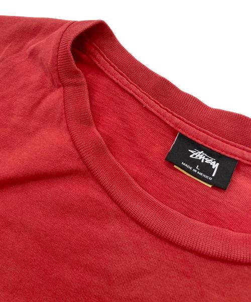 stussy（ステューシー）stussy (ステューシー) 長袖Tシャツ レッド サイズ:Lの古着・服飾アイテム