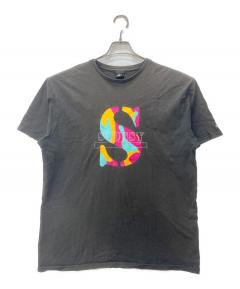 中古・古着通販】stussy (ステューシー) 総柄Tee グリーン サイズ:S