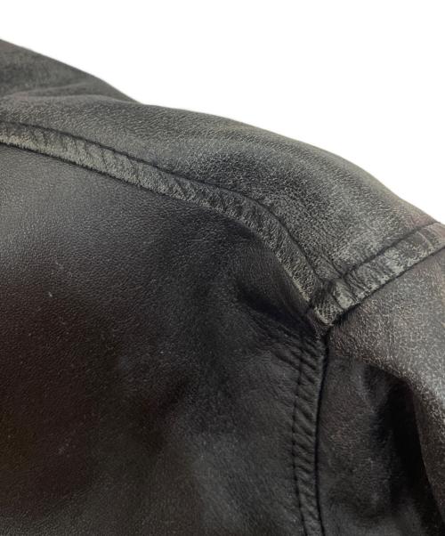 MONO-MART（モノマート）MONO-MART (モノマート) ラムレザーライダースジャケット ブラック サイズ:サイズ表記無しの古着・服飾アイテム
