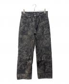 X-LARGEエクストララージ）の古着「XLARGE COMIC DENIM PANTS」｜ブラック