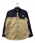 THE NORTH FACEザ ノース フェイス）の古着「ロングスリーブヌプシシャツ」｜ベージュ