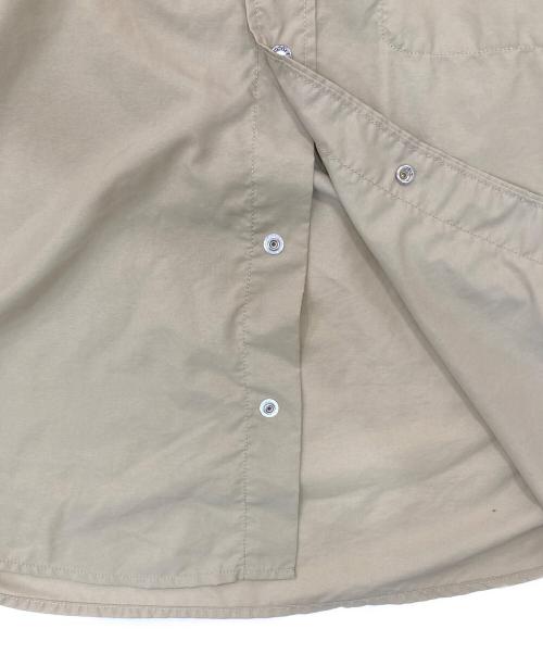 THE NORTH FACE（ザ ノース フェイス）THE NORTH FACE (ザ ノース フェイス) ロングスリーブヌプシシャツ ベージュ サイズ:Mの古着・服飾アイテム