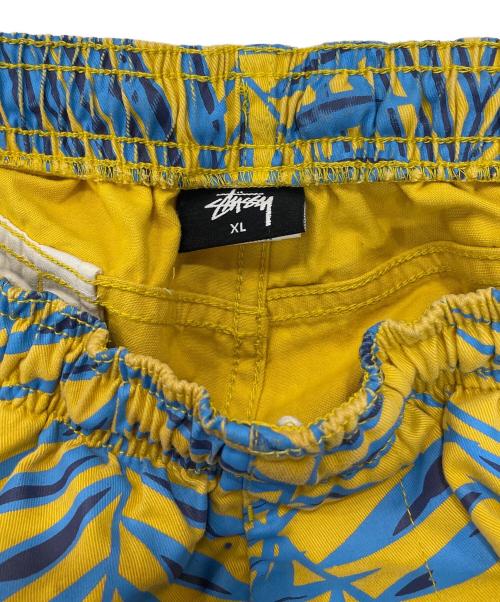 stussy（ステューシー）stussy (ステューシー) ハーフパンツ イエロー サイズ:XLの古着・服飾アイテム