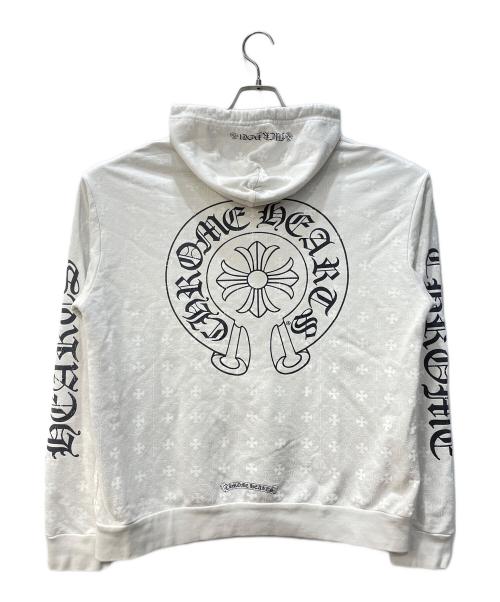 CHROME HEARTS（クロムハーツ）CHROME HEARTS (クロムハーツ) SWTSHRT PLVR CH総柄ホースシューパーカー グレー サイズ:Sの古着・服飾アイテム