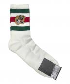 GUCCIグッチ）の古着「タイガー付きストレッチコットンソックス」