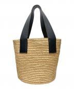 SENSI STUDIOセンシ スタジオ）の古着「カゴバッグ」｜ベージュ