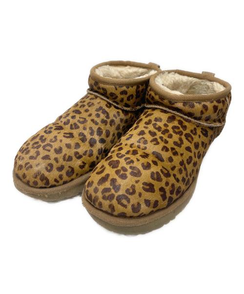 UGG（アグ）UGG (アグ) Classic Ultra Mini Leopard NATURAL ブラウン サイズ:26の古着・服飾アイテム