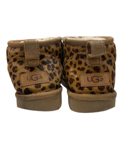 UGG（アグ）UGG (アグ) Classic Ultra Mini Leopard NATURAL ブラウン サイズ:26の古着・服飾アイテム
