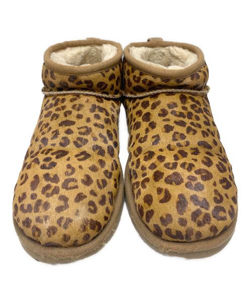 UGG（アグ）UGG (アグ) Classic Ultra Mini Leopard NATURAL ブラウン サイズ:26の古着・服飾アイテム