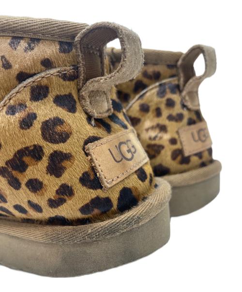 UGG（アグ）UGG (アグ) Classic Ultra Mini Leopard NATURAL ブラウン サイズ:26の古着・服飾アイテム