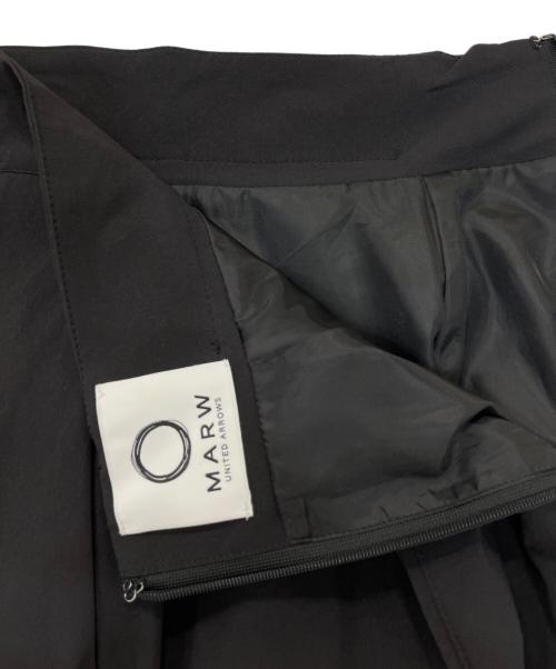 MARW UNITED ARROWS（マルゥ ユナイテッドアローズ）MARW UNITED ARROWS (マルゥ ユナイテッドアローズ) P/PU BALLOON SKＴ ブラック サイズ:36の古着・服飾アイテム
