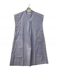 中古・古着通販】PINUE (ピヌエ) ダメージタックデニムパンツ ブルー