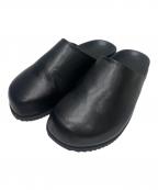 aunkeアンヌーク）の古着「ANUKE ECOLEATHER SABOT」｜ブラック