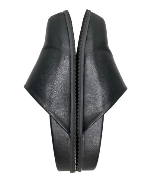 aunke（アンヌーク）aunke (アンヌーク) ANUKE ECOLEATHER SABOT ブラック サイズ:38の古着・服飾アイテム