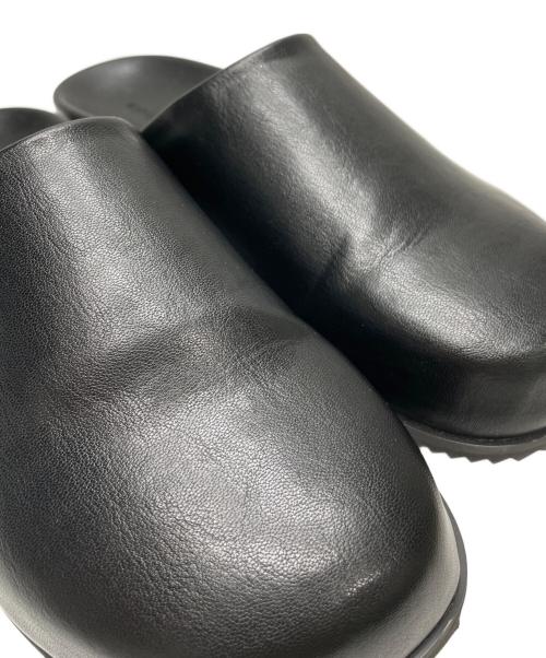 aunke（アンヌーク）aunke (アンヌーク) ANUKE ECOLEATHER SABOT ブラック サイズ:38の古着・服飾アイテム