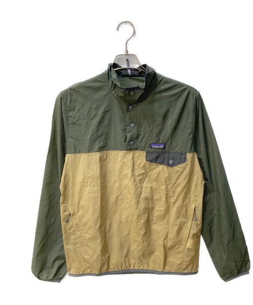 Patagonia（パタゴニア）Patagonia (パタゴニア) HOUDINI SNAP-T オリーブ×ベージュ サイズ:XS 未使用品の古着・服飾アイテム