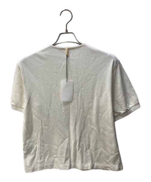 SCYE（サイ）SCYE (サイ) 鹿の子ヘンリーネックTシャツ アイボリー サイズ:SIZE 38の古着・服飾アイテム