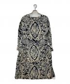 45Rフォーティファイブ・アール）の古着「インディゴ染め総柄ワンピース」｜ネイビー