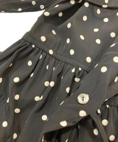 BEAMS BOY（ビームスボーイ）BEAMS BOY (ビームスボーイ) ドット & ギンガム カシュクール ワンピース ブラック サイズ:サイズ表記無し 未使用品の古着・服飾アイテム