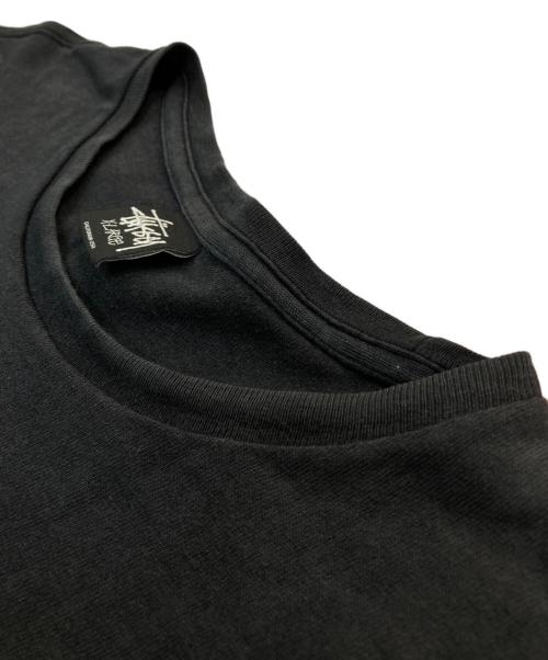 stussy（ステューシー）stussy (ステューシー) スカルフラワープリントカットソー ブラック サイズ:XLの古着・服飾アイテム