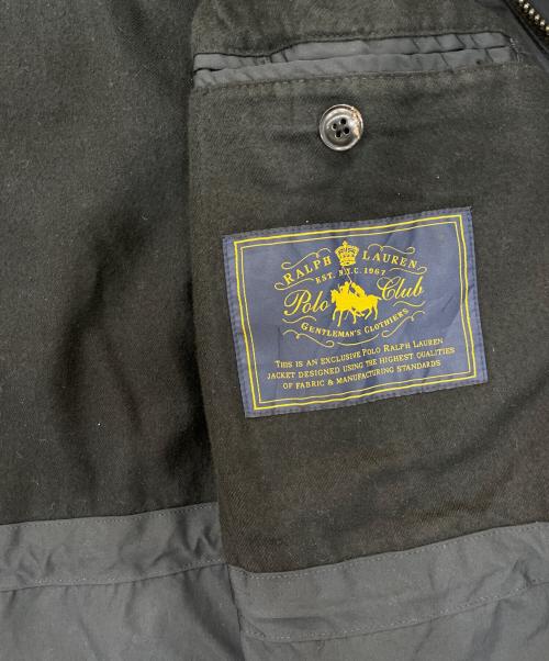 POLO RALPH LAUREN（ポロ・ラルフローレン）POLO RALPH LAUREN (ポロ・ラルフローレン) ハンティングジャケット ブラック サイズ:Mの古着・服飾アイテム