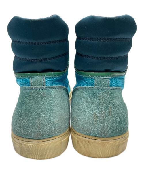 LANVIN（ランバン）LANVIN (ライバン) ハイカットスニーカー ブルー サイズ:8の古着・服飾アイテム