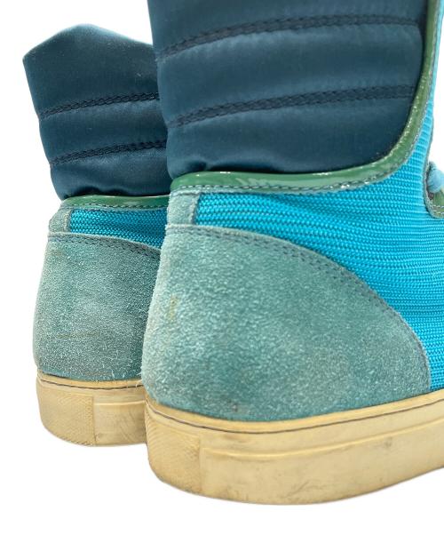 LANVIN（ランバン）LANVIN (ライバン) ハイカットスニーカー ブルー サイズ:8の古着・服飾アイテム