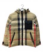 BURBERRY LONDONバーバリーロンドン）の古着「リバーシブルダウンジャケット」｜ベージュ