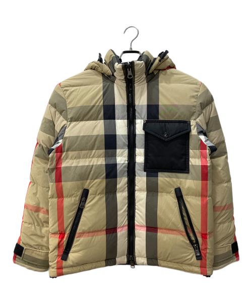 BURBERRY LONDON（バーバリーロンドン）BURBERRY LONDON (バーバリーロンドン) リバーシブルダウンジャケット ベージュ サイズ:Sの古着・服飾アイテム