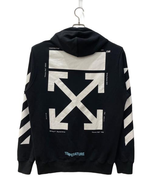 OFFWHITE（オフホワイト）OFFWHITE (オフホワイト) DIAG MONALISA HOODIE ブラック サイズ:Sの古着・服飾アイテム
