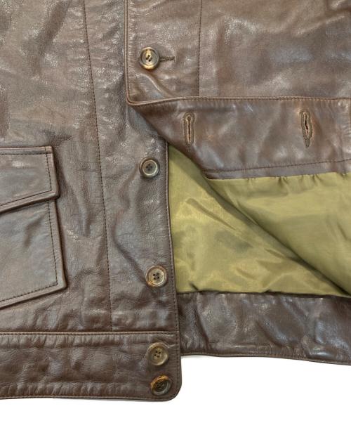 LEVI'S VINTAGE CLOTHING（リーバイス ビンテージ クロージング）LEVI'S VINTAGE CLOTHING (リーバイス ビンテージ クロージング) コサックレザージャケット ブラウン サイズ:Sの古着・服飾アイテム