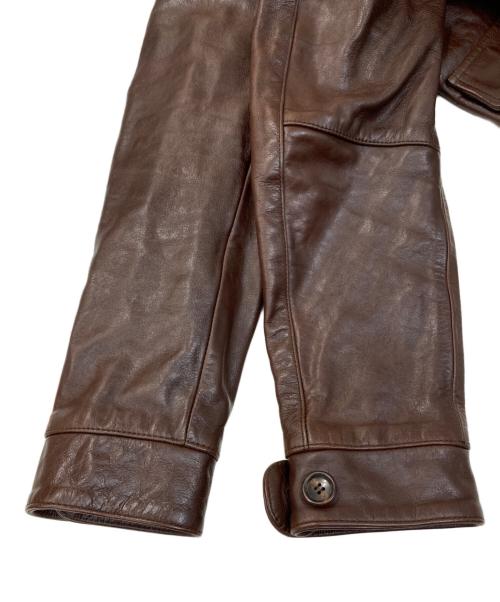 LEVI'S VINTAGE CLOTHING（リーバイス ビンテージ クロージング）LEVI'S VINTAGE CLOTHING (リーバイス ビンテージ クロージング) コサックレザージャケット ブラウン サイズ:Sの古着・服飾アイテム