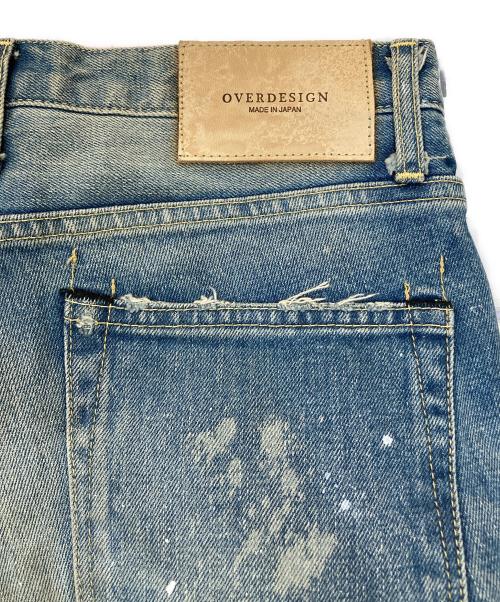 OVERDESIGN（オーバーデザイン）OVERDESIGN (オーバーデザイン) リメイクデニムパンツ インディゴ サイズ:W30（76cm)の古着・服飾アイテム