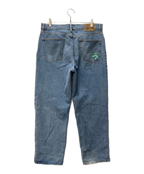stussy（ステューシー）stussy (ステューシー) NOMA t.d. (ノーマティーディー) 刺繍デニムパンツ インディゴ サイズ:32の古着・服飾アイテム