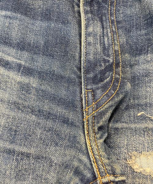 LEVI'S MADE&CRAFTED（リーバイスメイドクラフテッド）LEVI'S MADE&CRAFTED (リーバイスメイドクラフテッド) ダメージ加工セルビッチデニムパンツ インディゴ サイズ:W30の古着・服飾アイテム