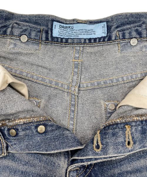 DAIRIKU（ダイリク）DAIRIKU (ダイリク) ダメージ加工デニムパンツ インディゴ サイズ:31の古着・服飾アイテム